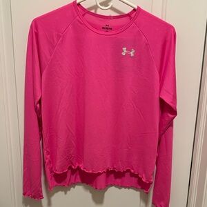 Under Armour Pink Long Sleeve Kids Tee. Size:YXL/JTG/J-EG. Brand new with Tags.